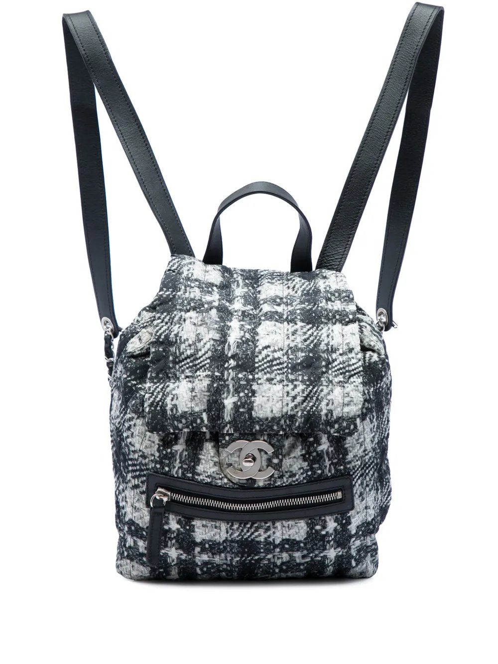 2013-2014 CC Nylon Tweed Printed backpack