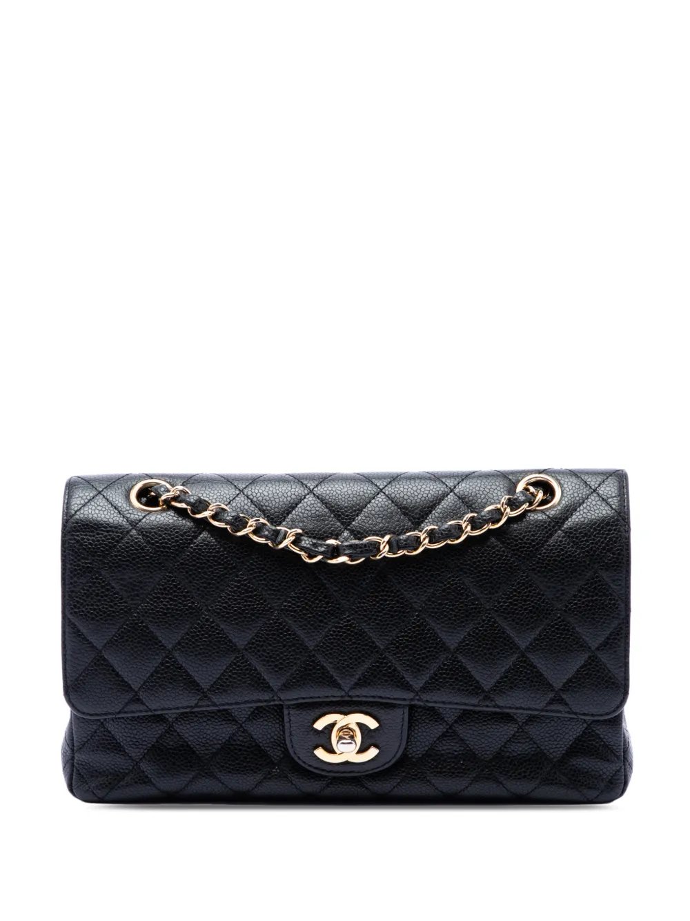 2009-2010 Medium Classic Caviar Double Flap shoulder bag