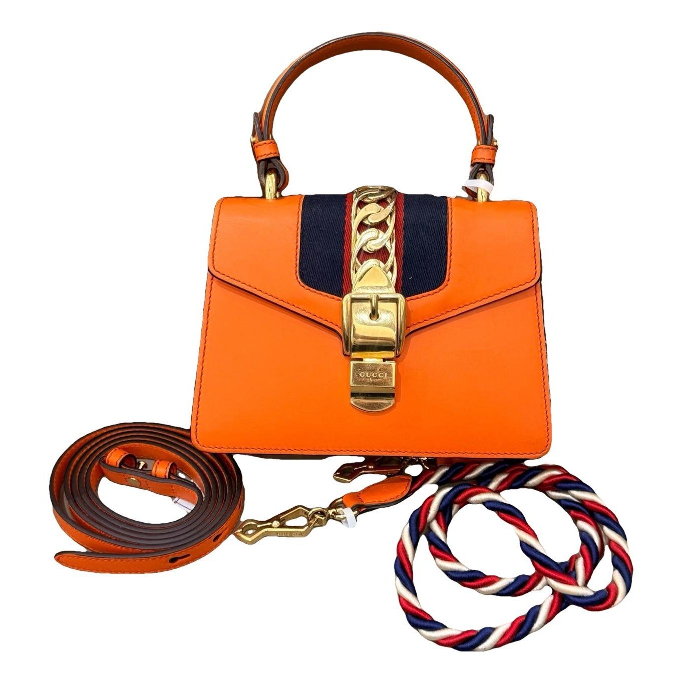 Sylvie Top Handle leather handbag