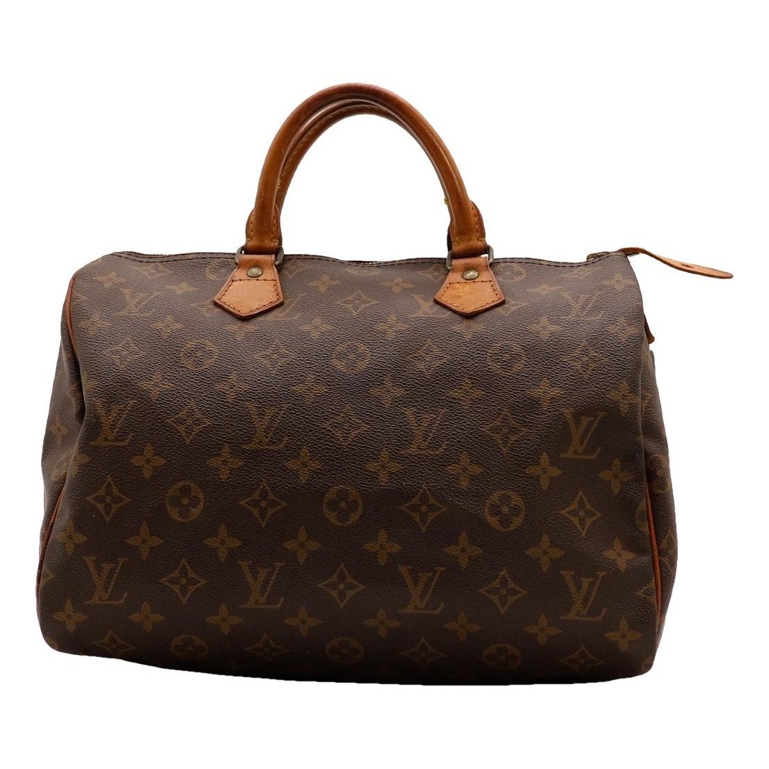 Speedy leather handbag