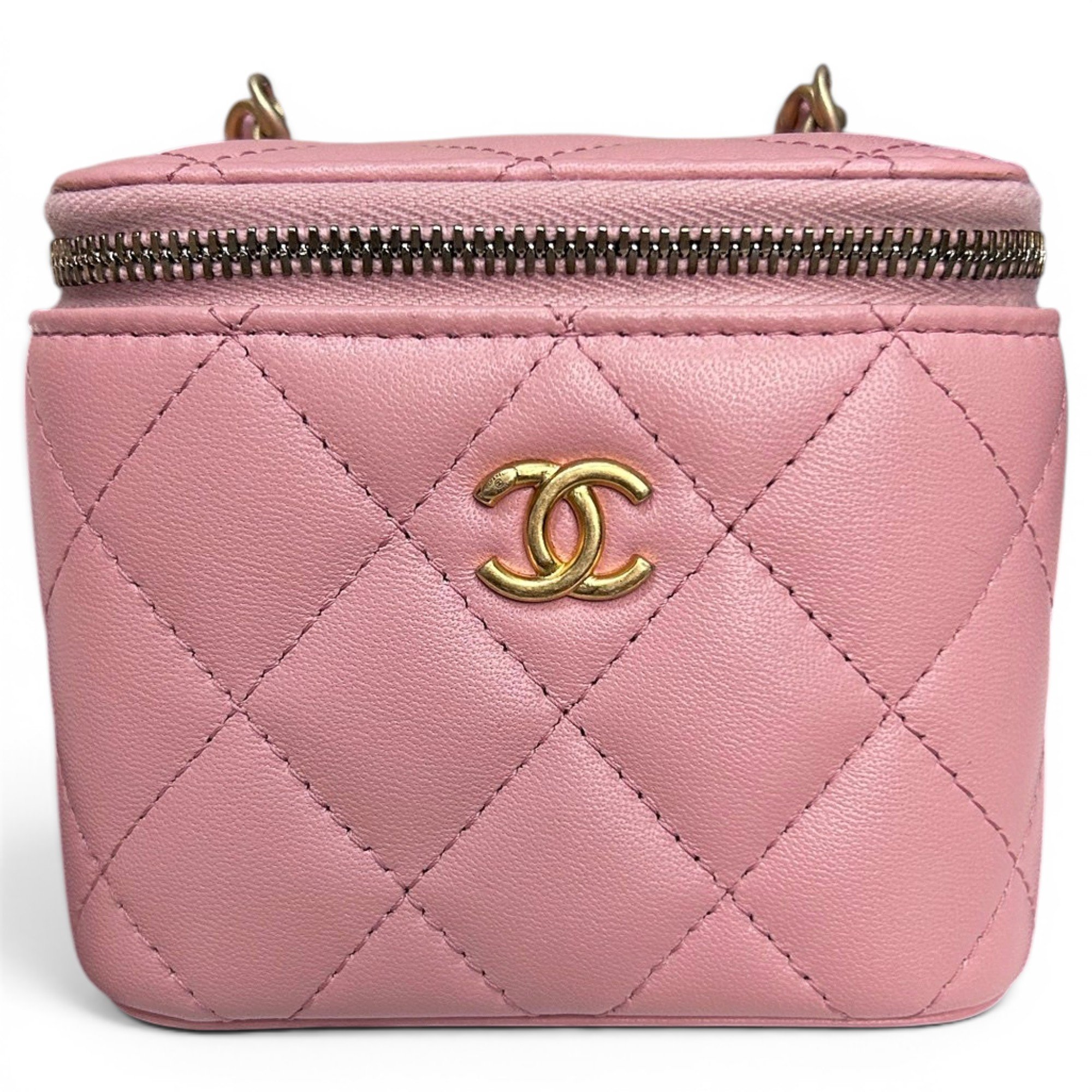 Trendy CC Vanity leather handbag