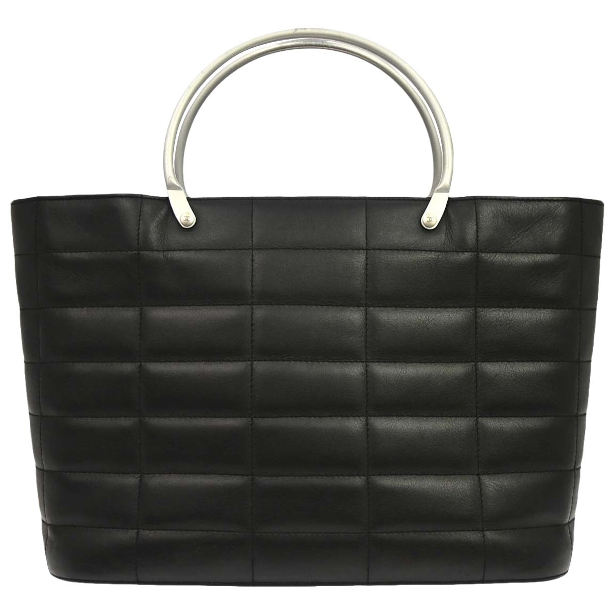 East West Chocolate Bar leather tote