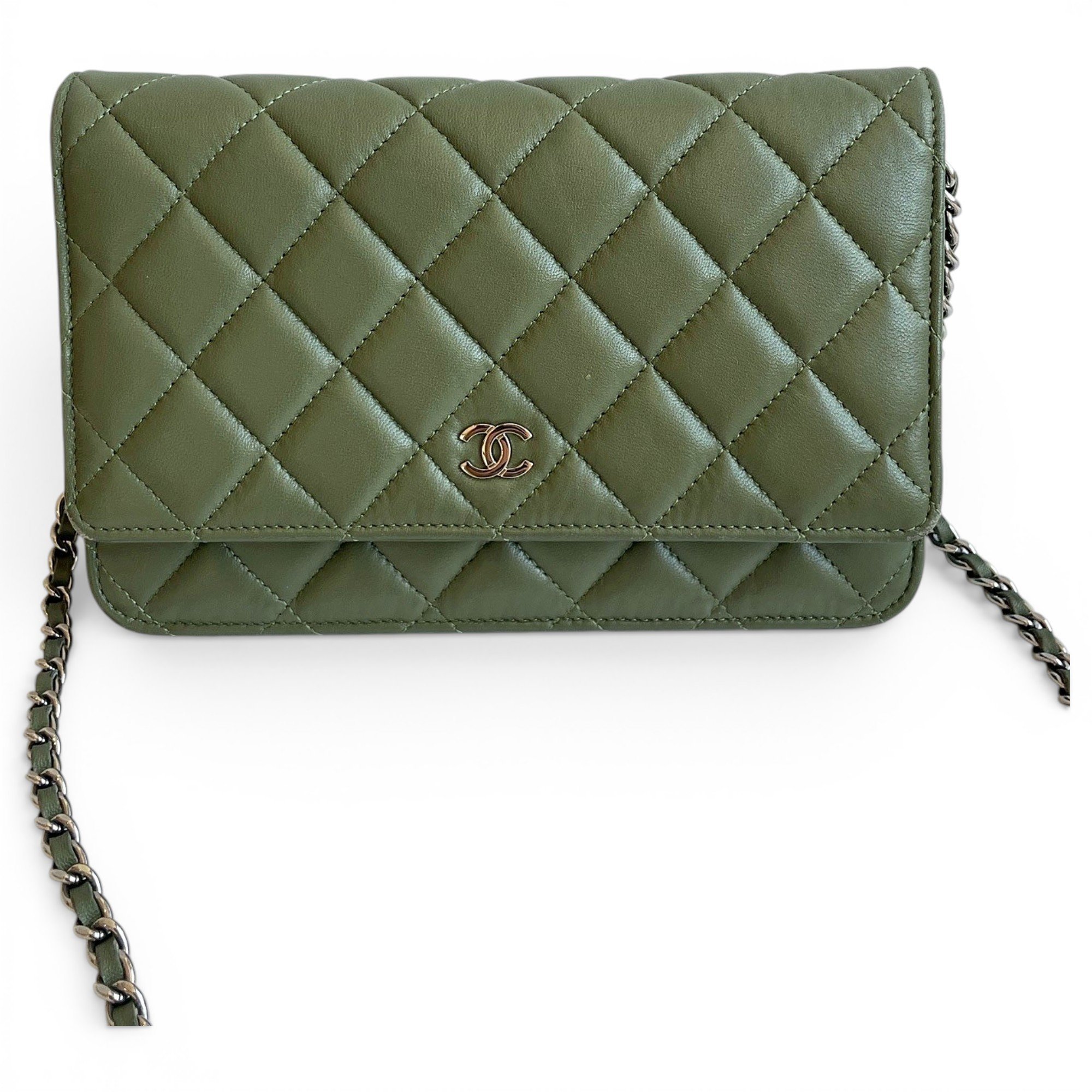 Wallet On Chain Timeless/Classique leather handbag