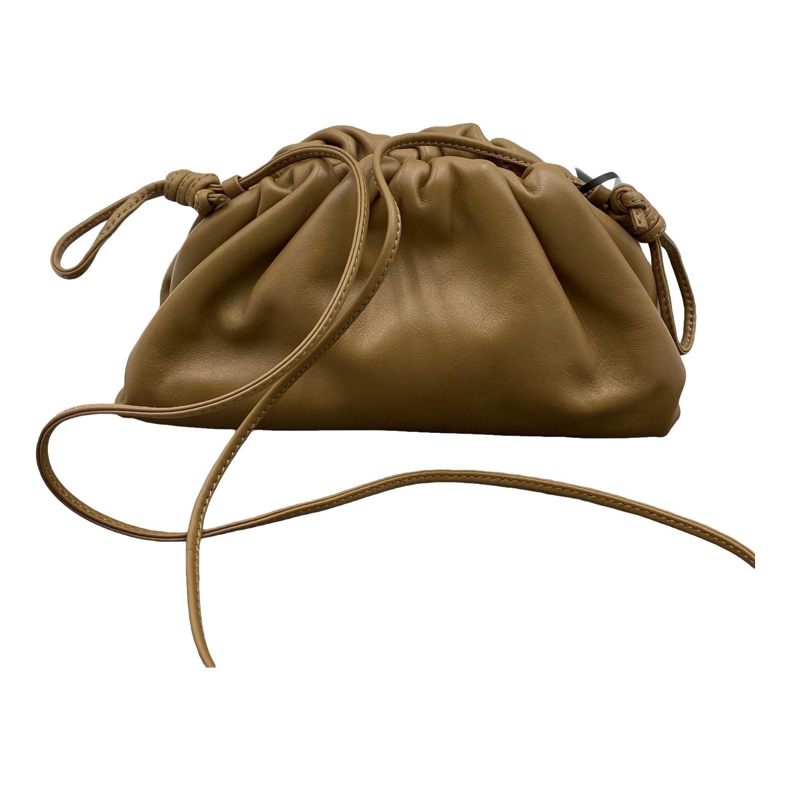 Pouch leather handbag