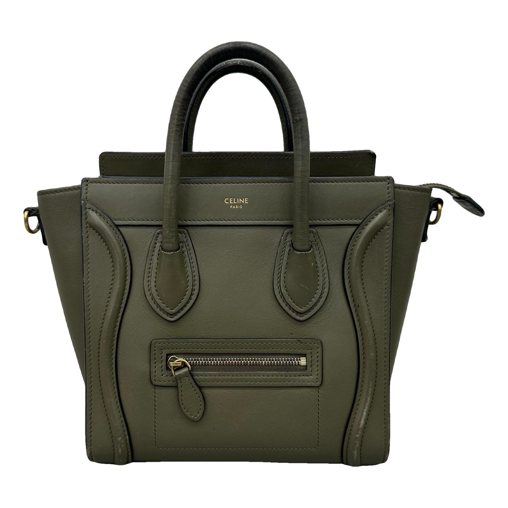 Nano Luggage leather handbag