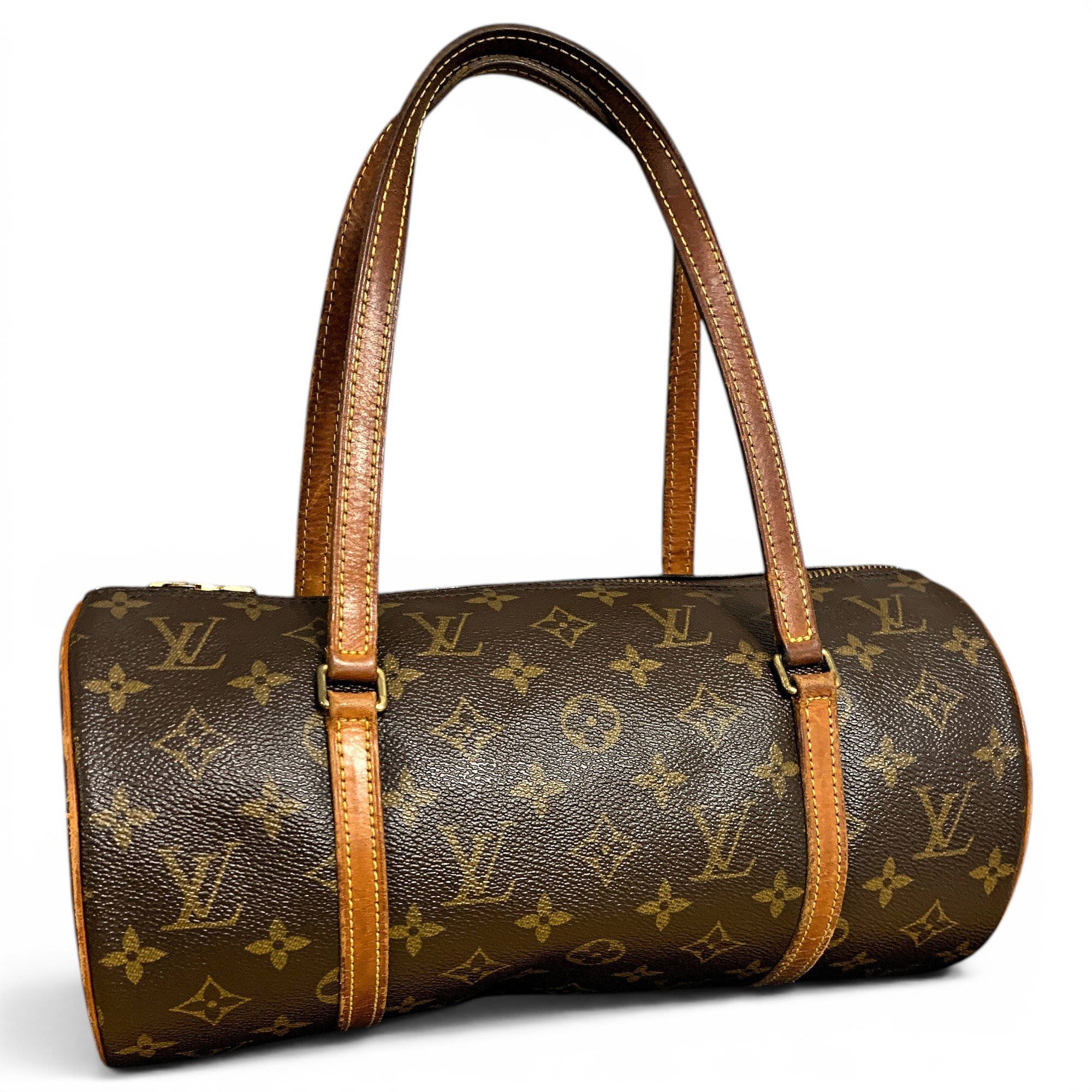 Papillon leather handbag