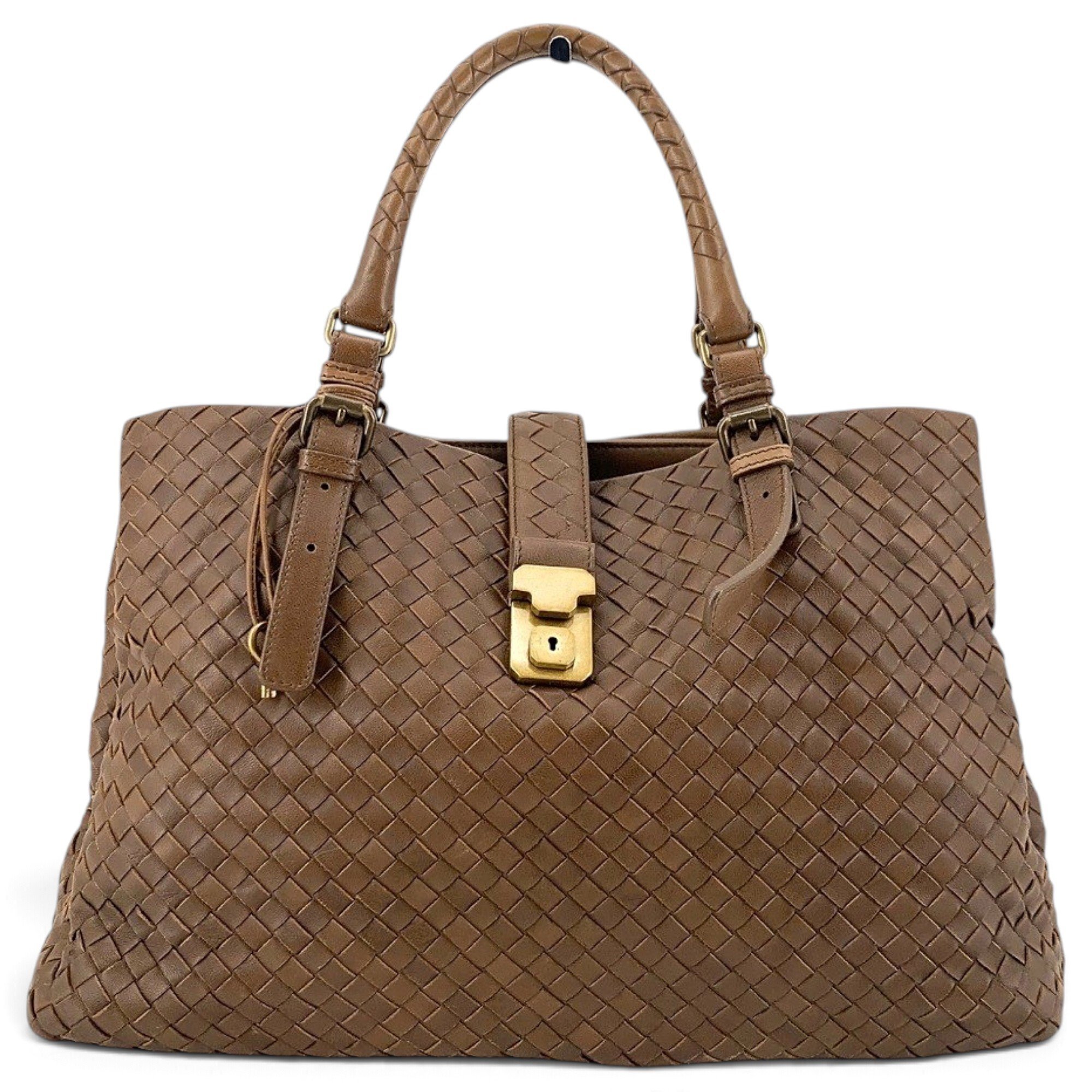 Roma leather tote