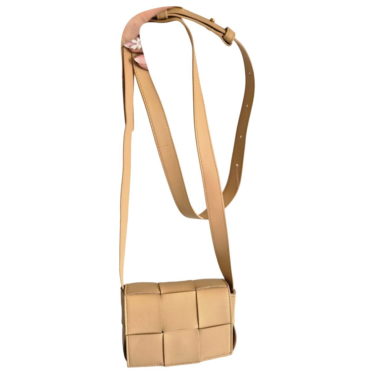 Cassette leather crossbody bag