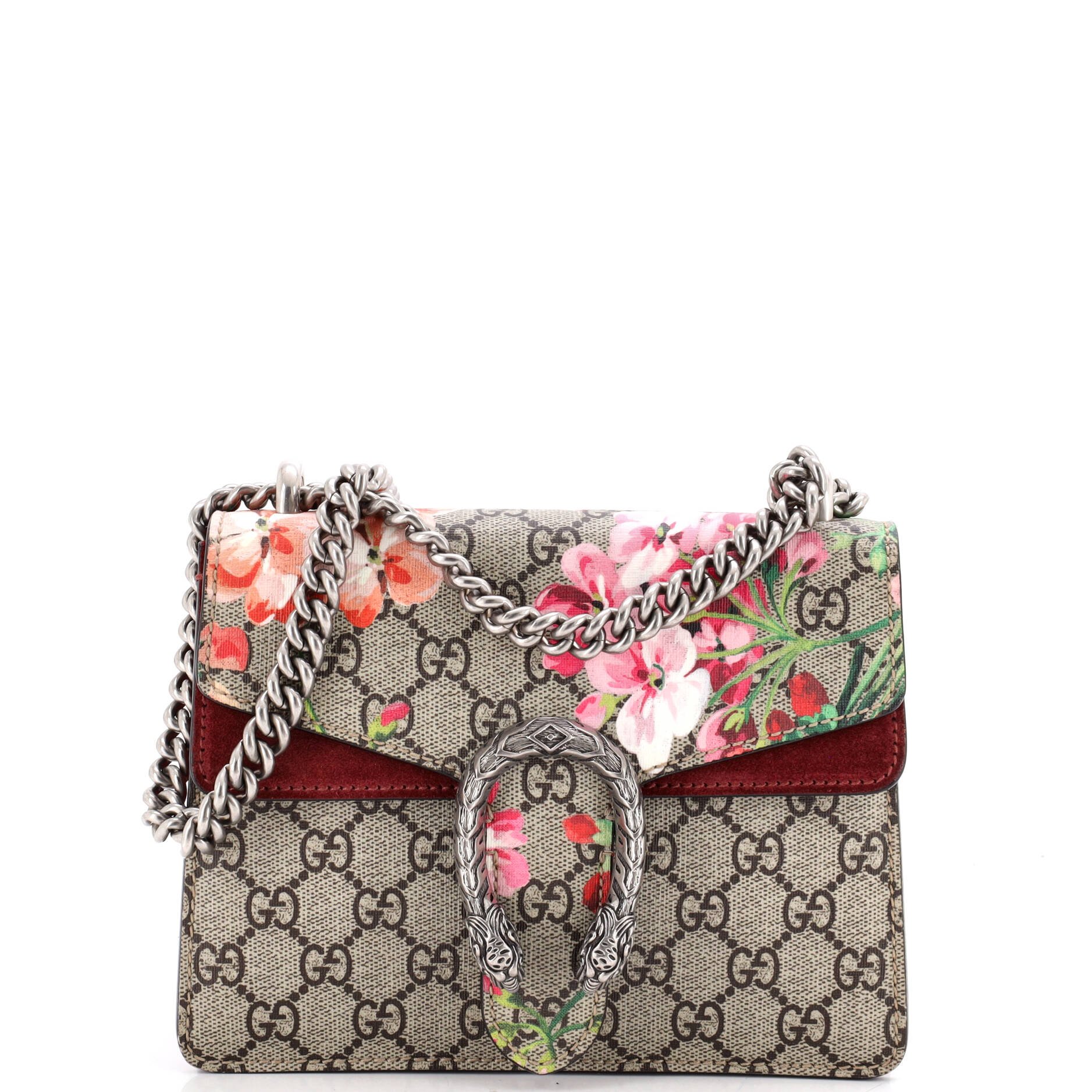 Dionysus Bag Blooms Print GG Coated Canvas Mini