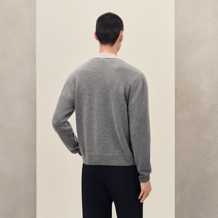 Flanelle "Detail Colore" Buttoned Cardigan