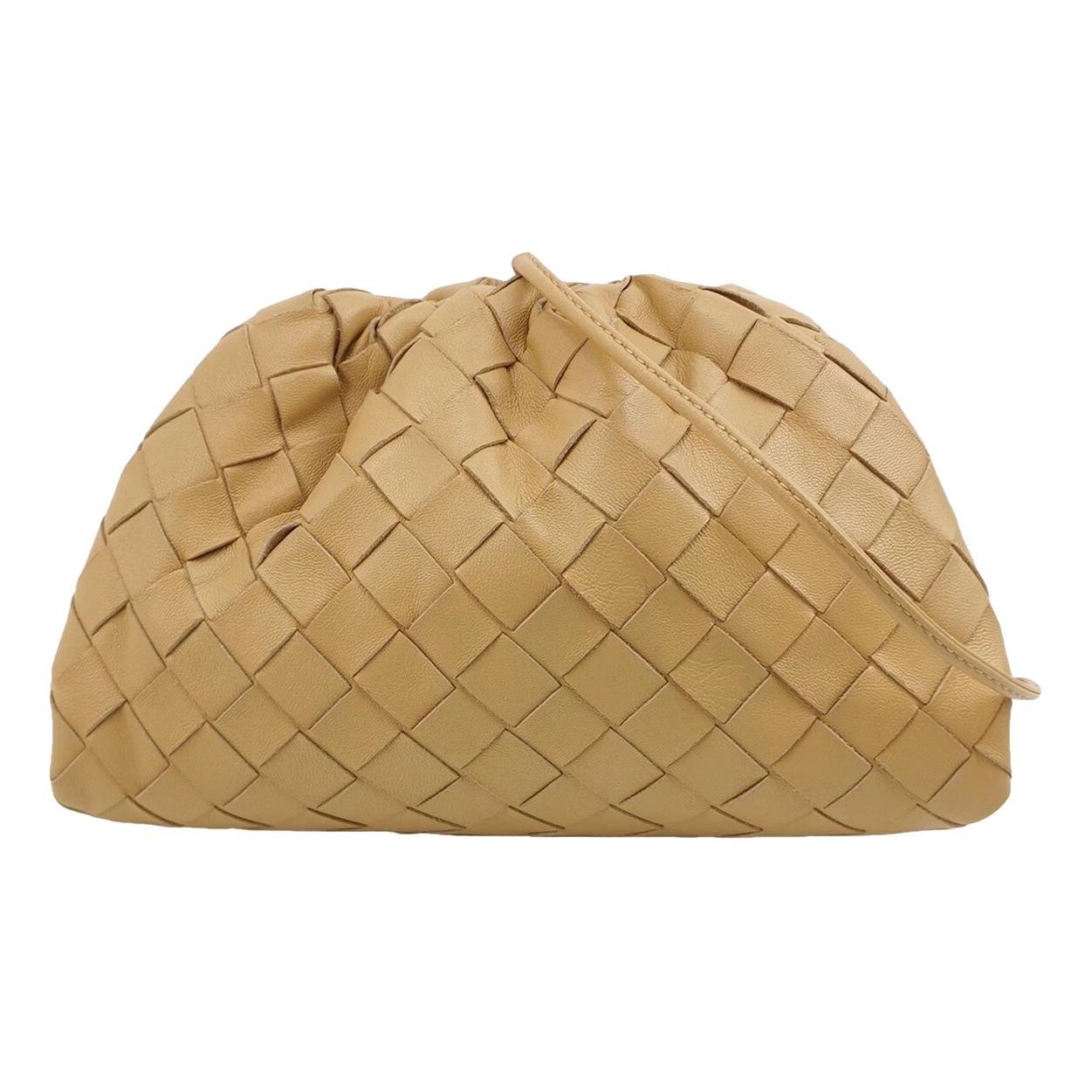 Pouch leather handbag