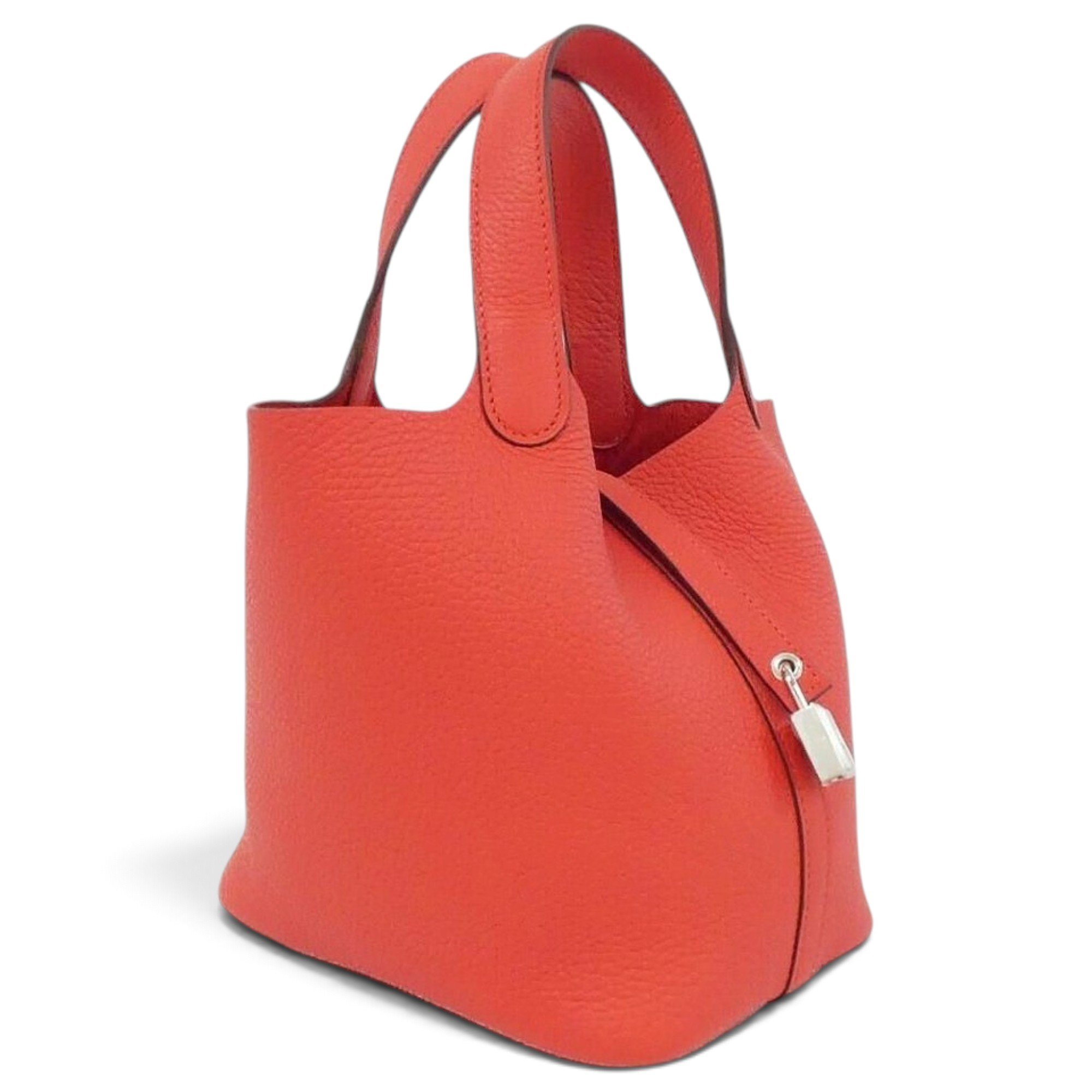 Picotin leather handbag