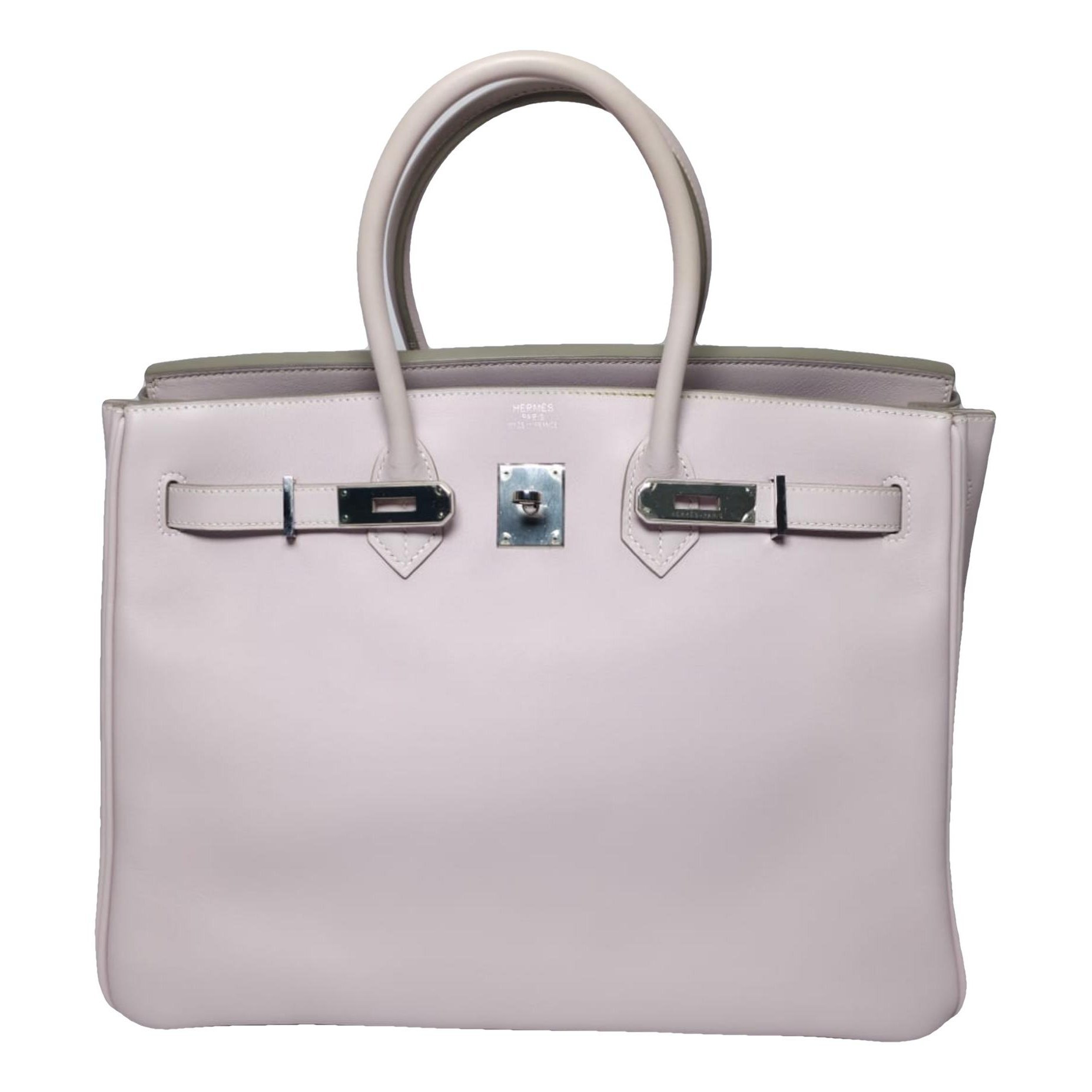 Birkin 35 leather handbag