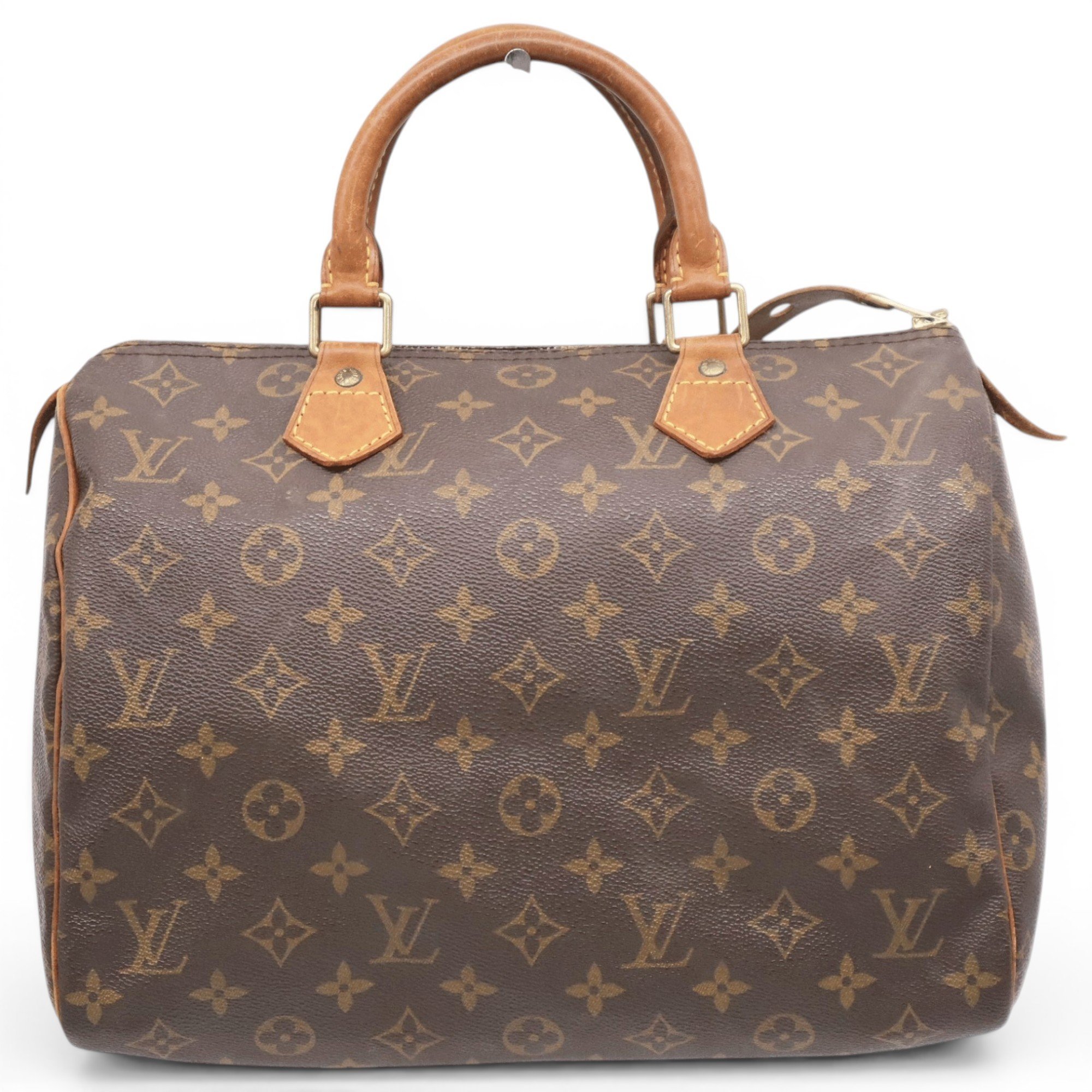 Speedy leather handbag