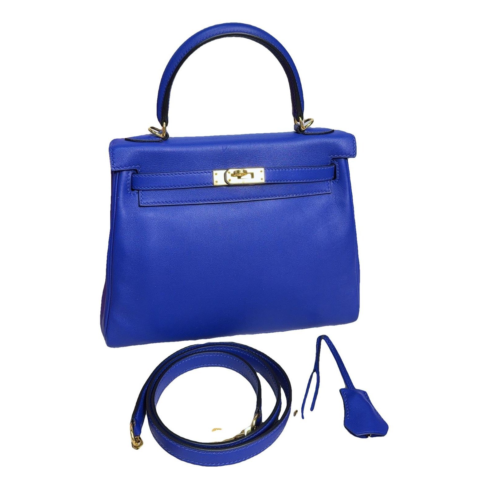 Kelly 25 leather handbag