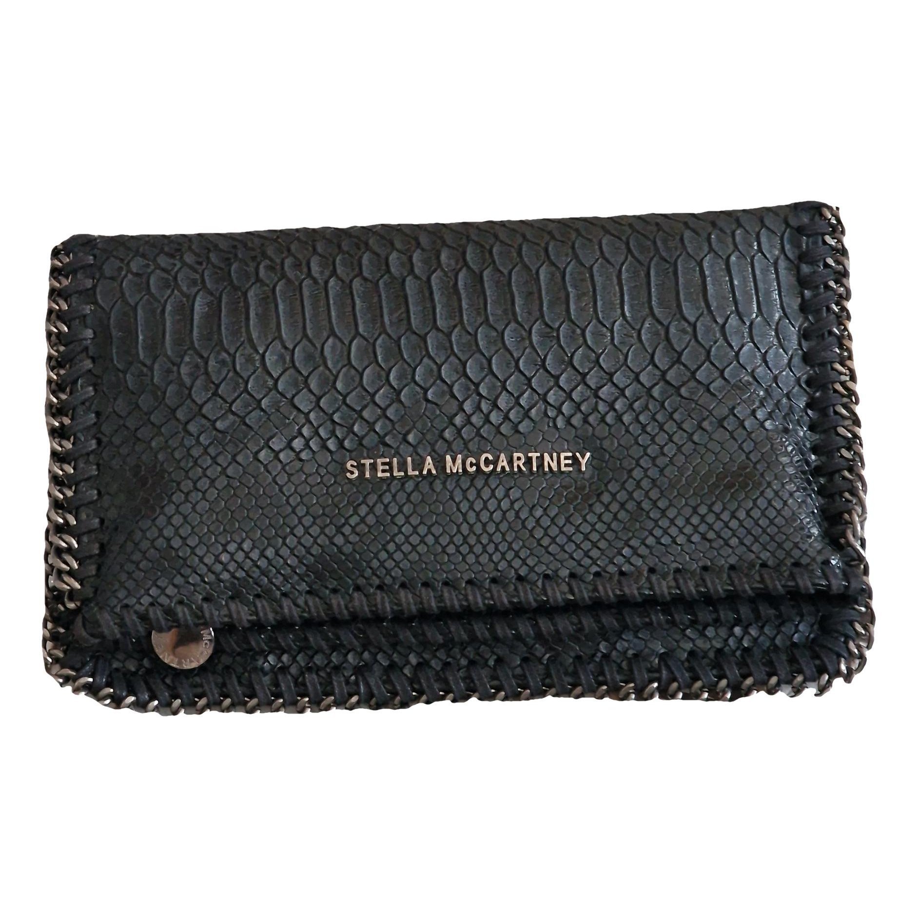 Falabella vegan leather clutch bag