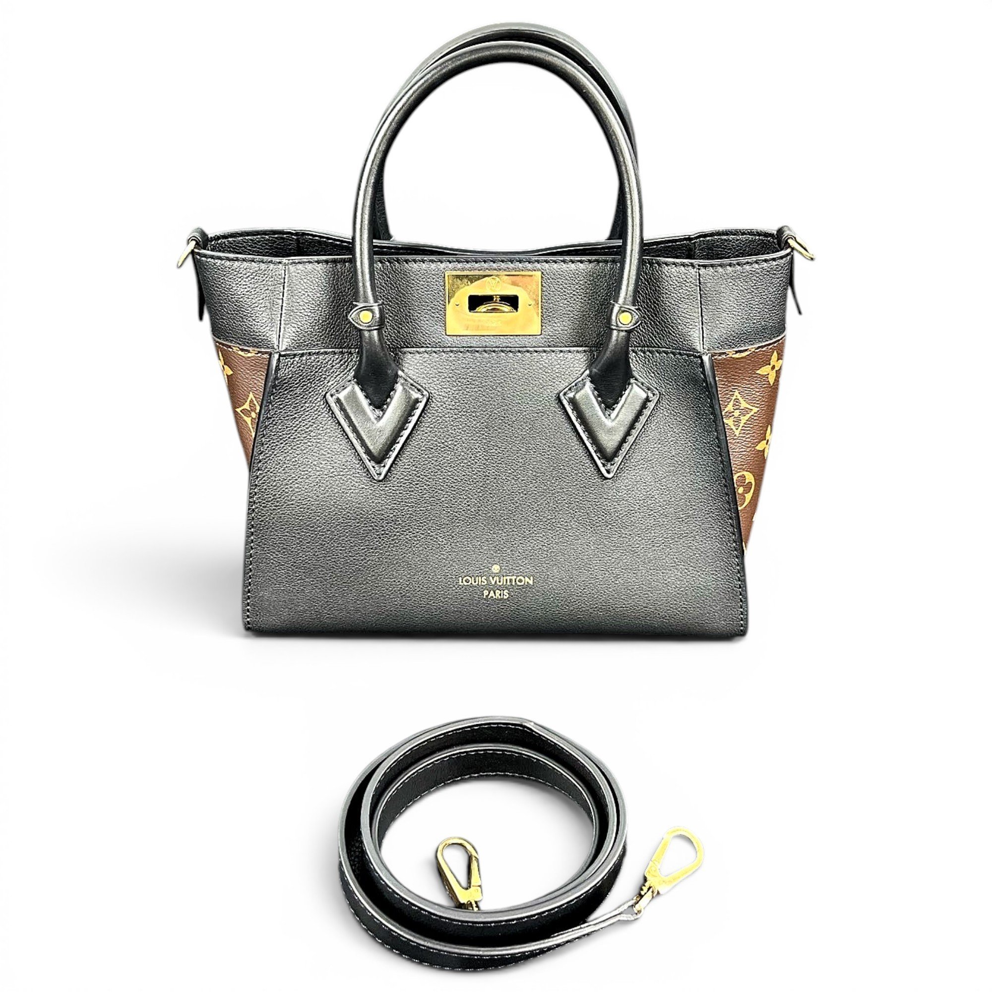 On My Side leather handbag