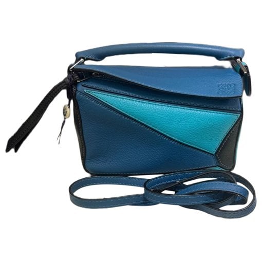 Puzzle leather mini bag