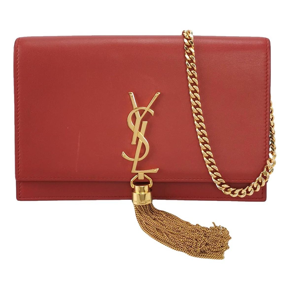 Pompom Kate leather handbag
