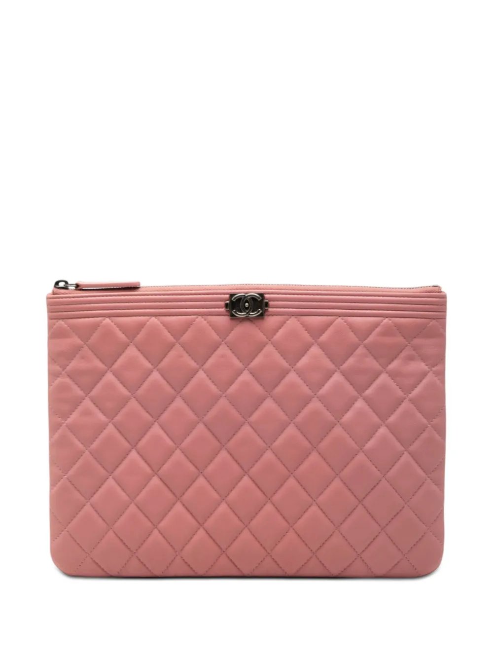 2015-2016 Medium Quilted Lambskin Boy O Case clutch bag