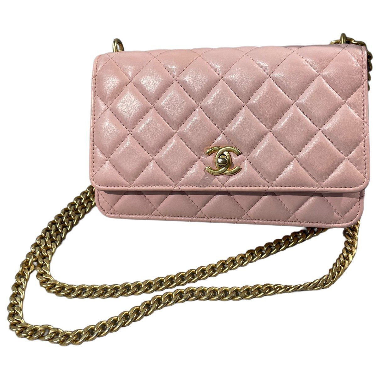Wallet On Chain Timeless/Classique leather handbag