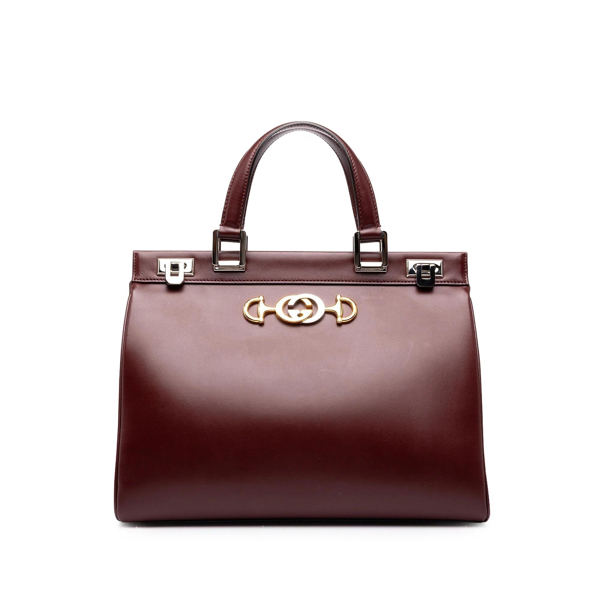 Zumi leather handbag