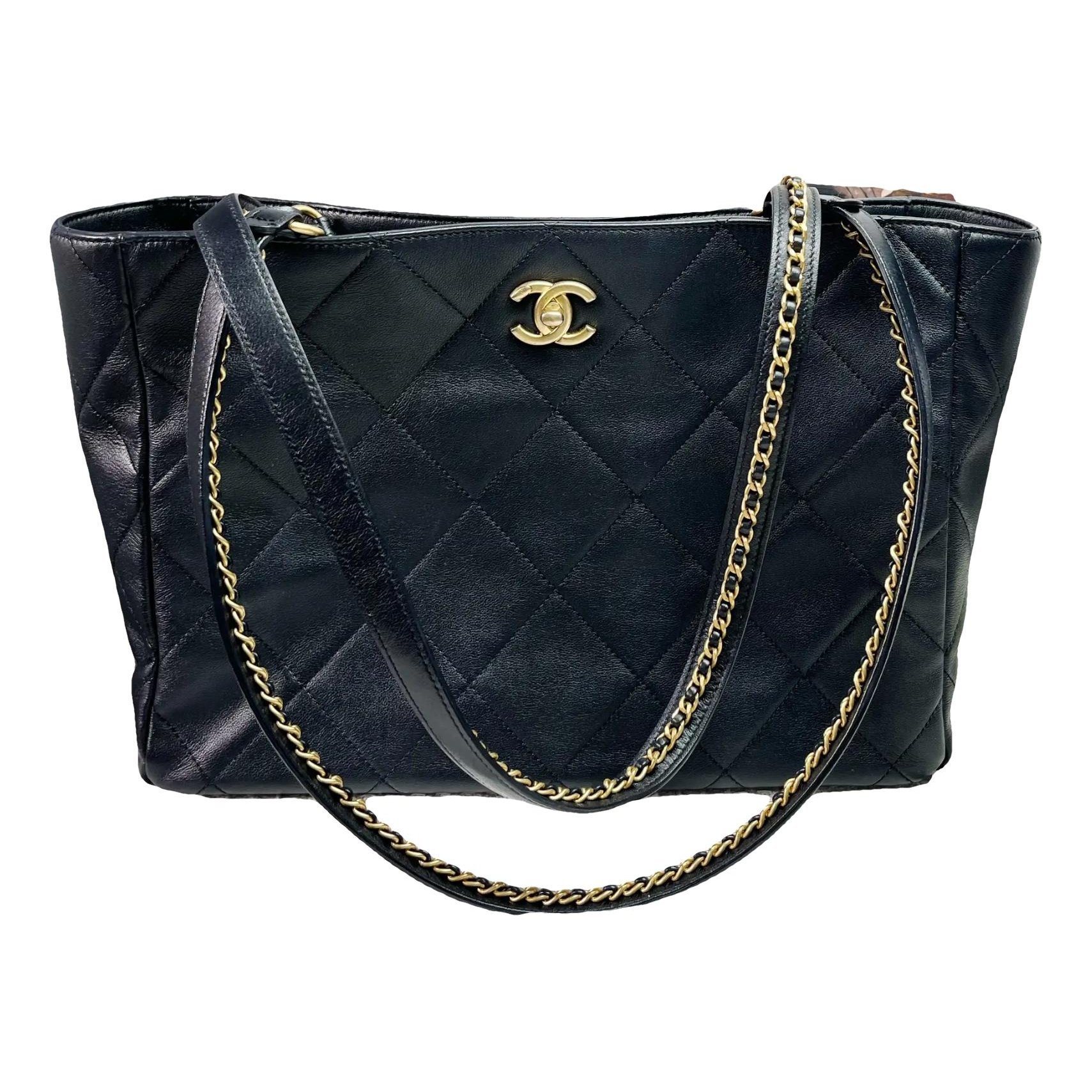 Petite Shopping Tote leather tote