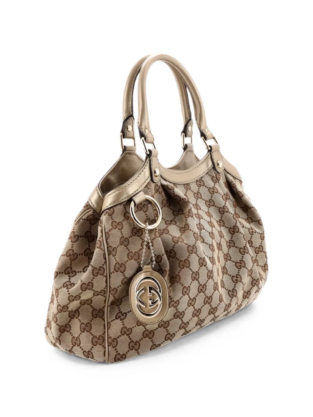 Sukey GG Canvas with Leather Medium tote bag