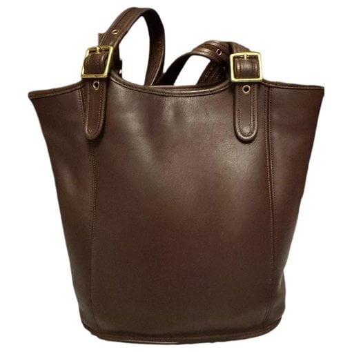 Leather tote