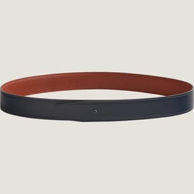 Reversible leather strap 32 mm