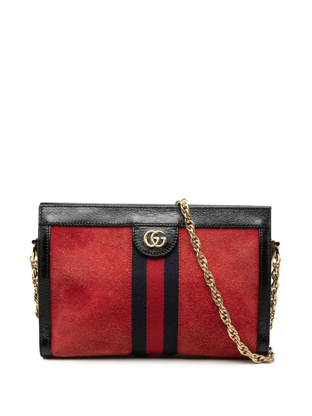 2000-2015 Small Suede Web Ophidia Chain crossbody bag