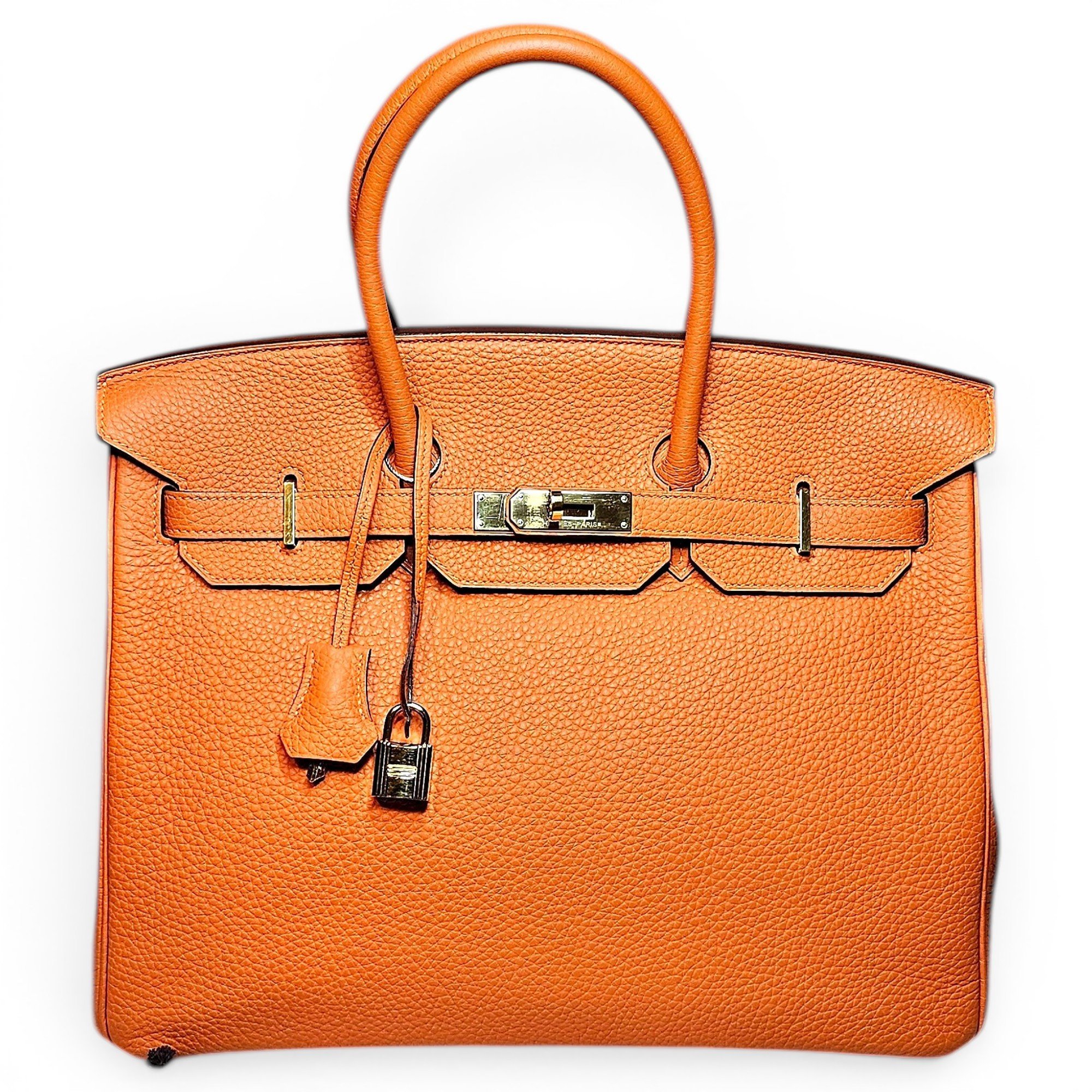 Birkin 35 leather handbag