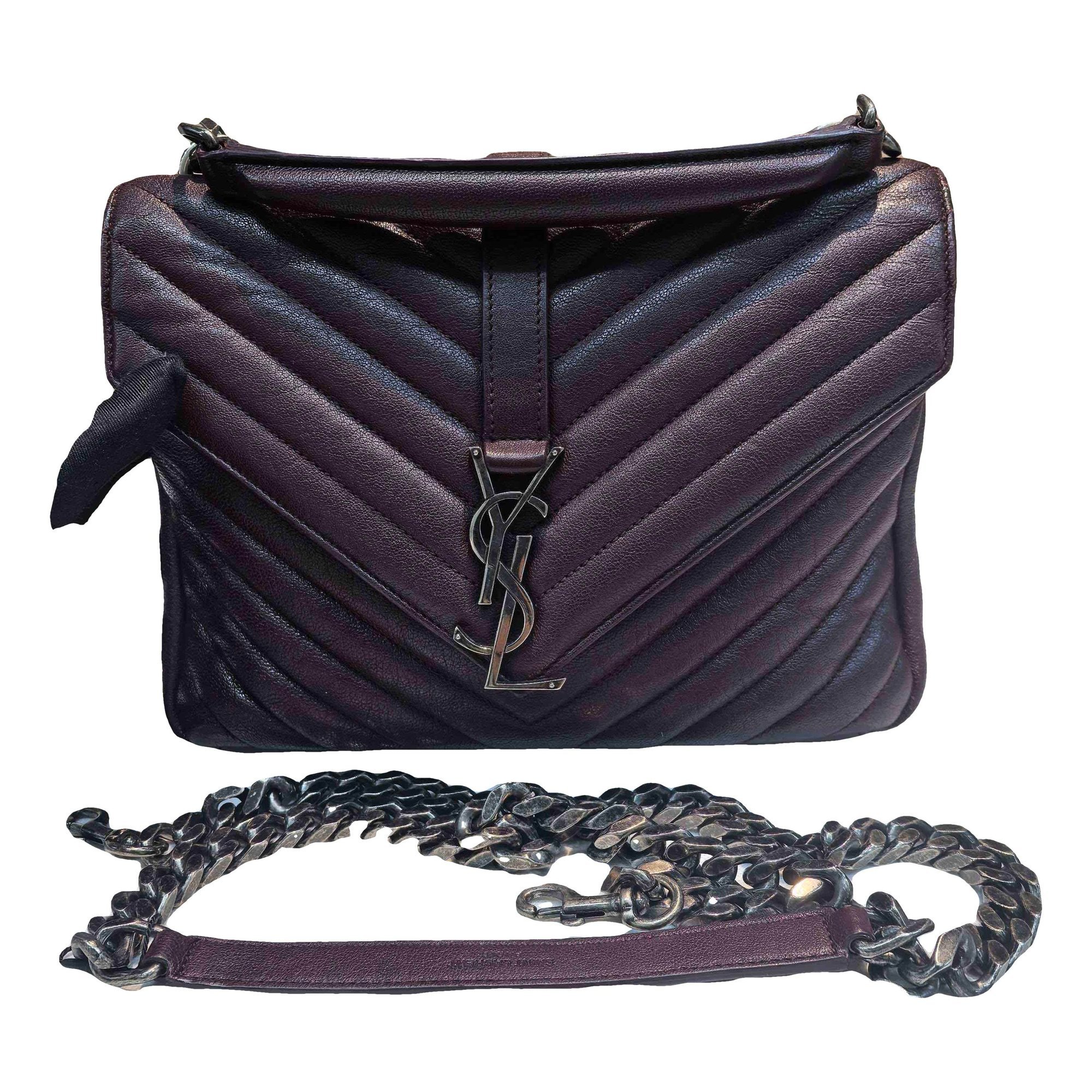 Collége monogramme leather handbag