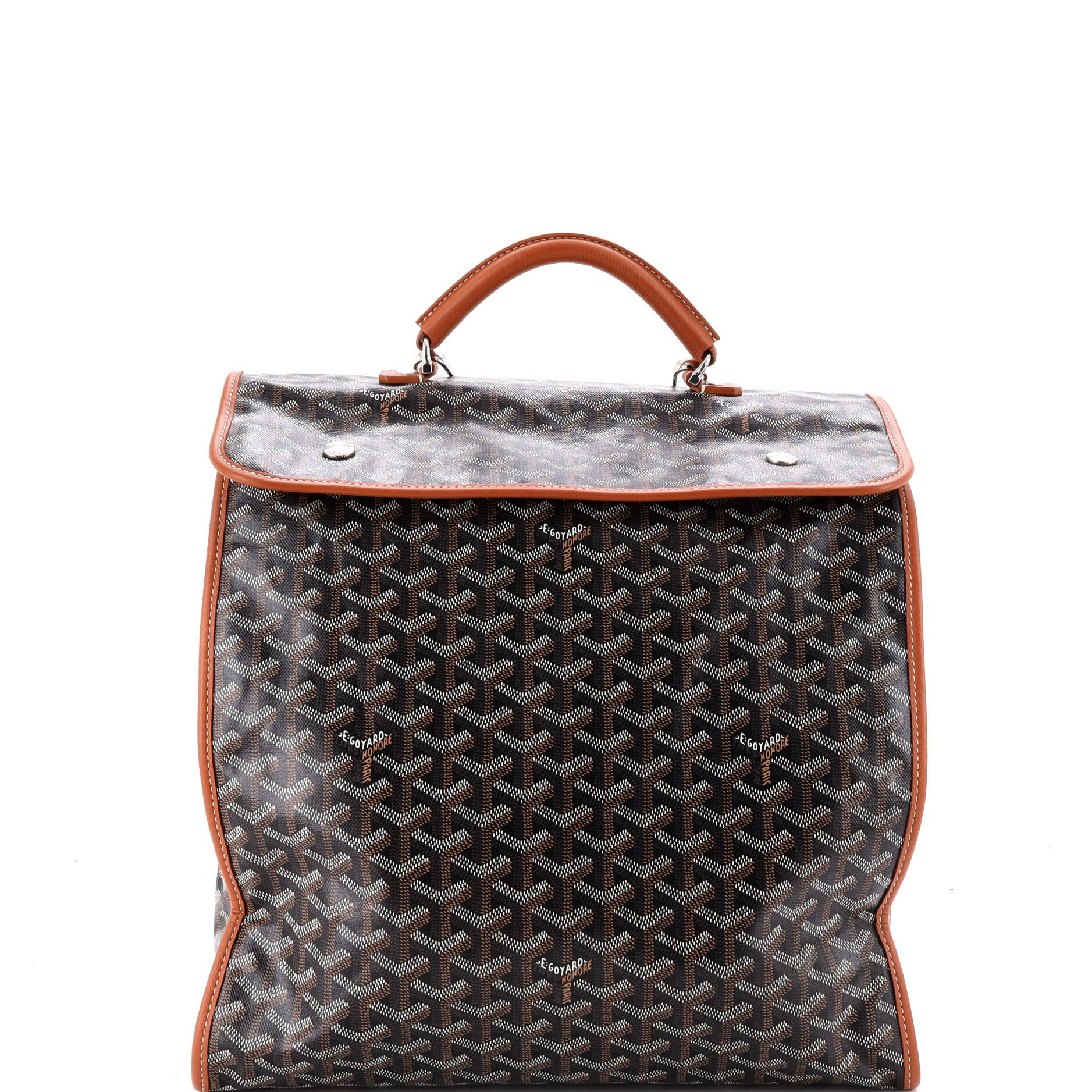 Saint Leger Briefcase Backpack Coated Canvas