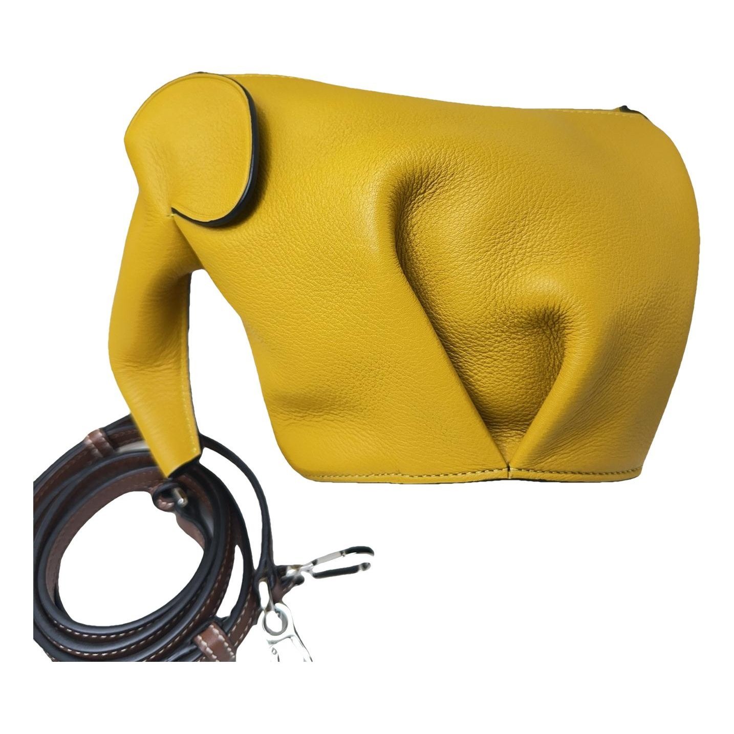 Animals leather handbag