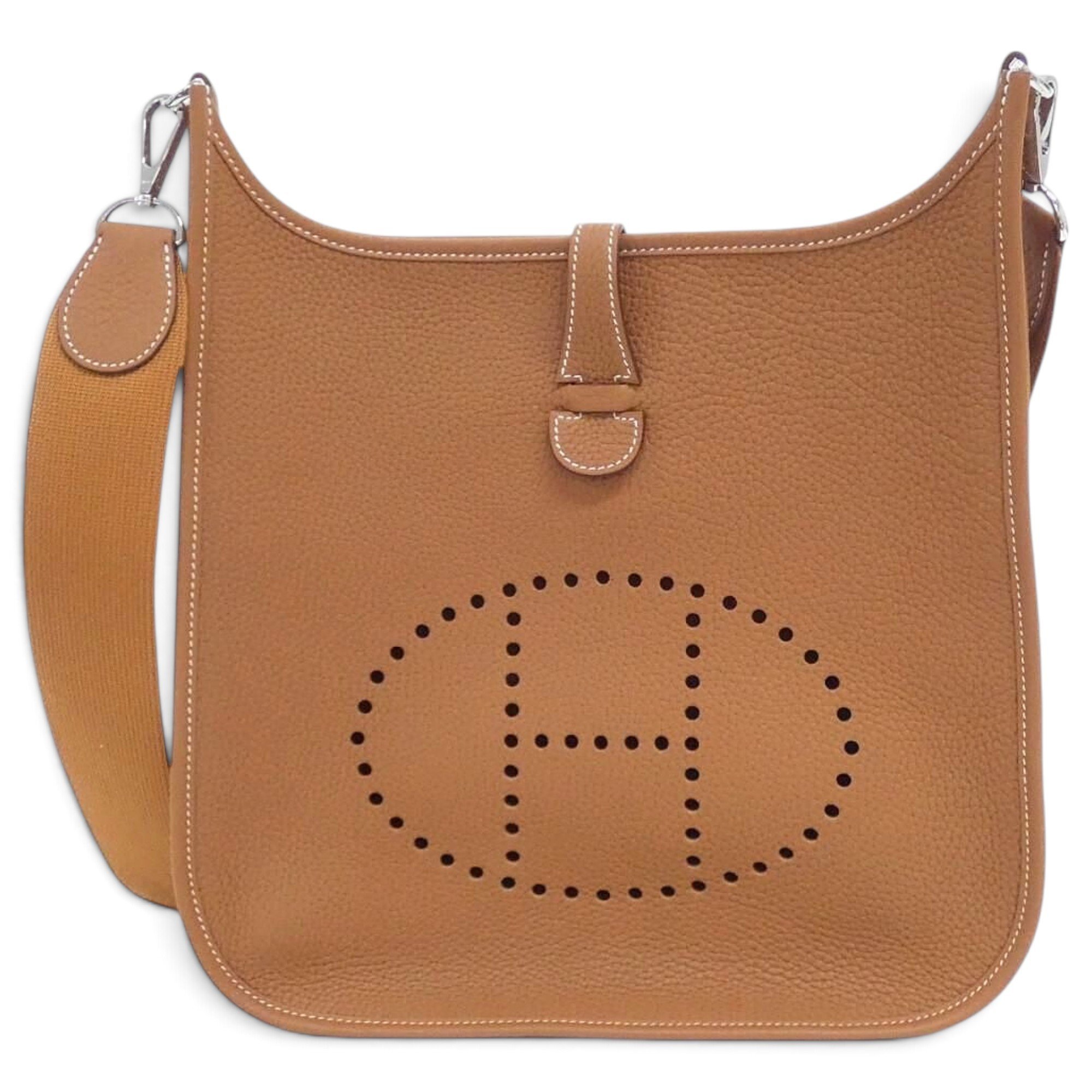 Evelyne leather handbag