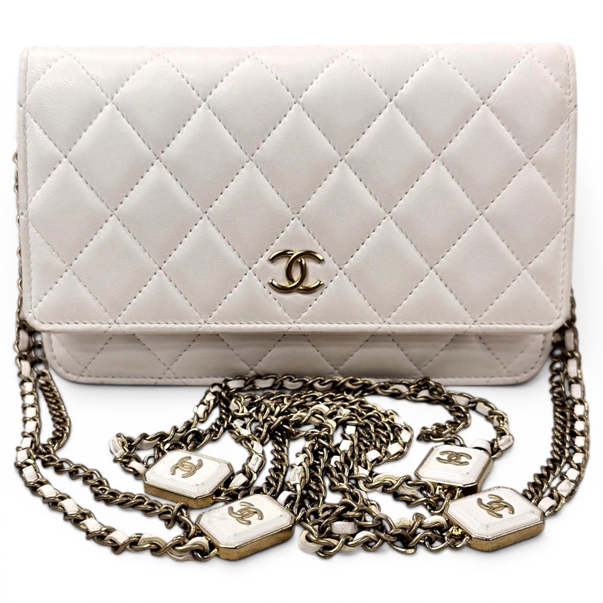 Wallet On Chain Timeless/Classique leather crossbody bag