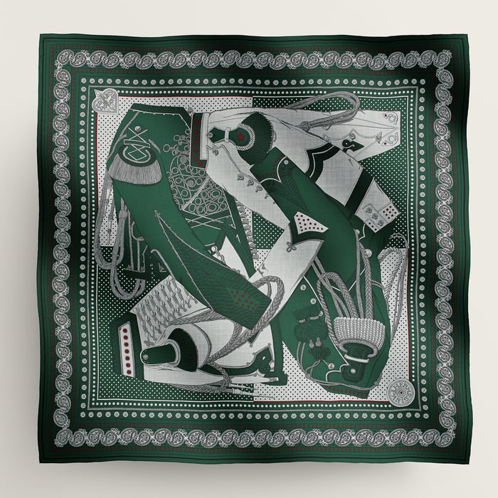 Zouaves Et Dragons Bandana Shawl 140