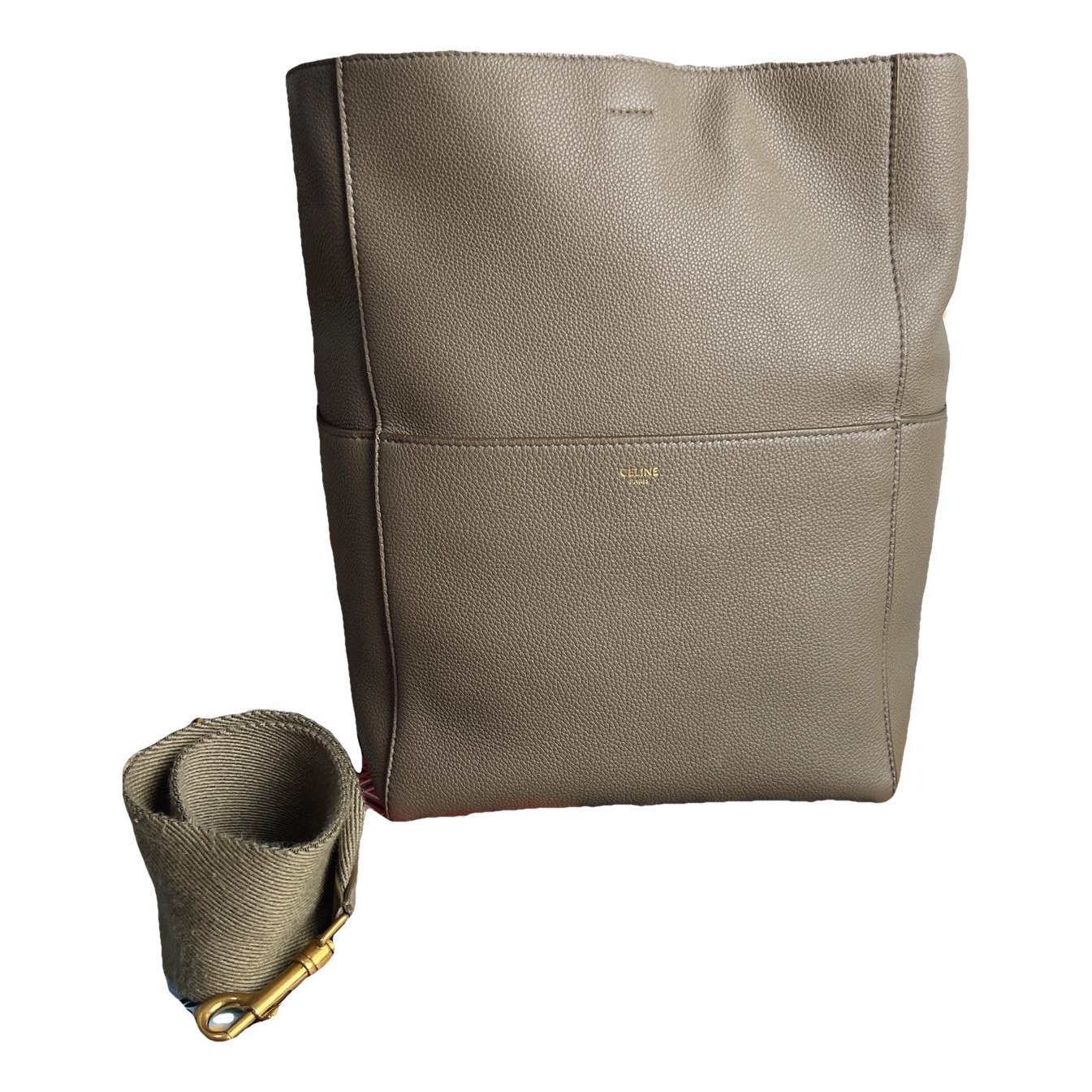 Seau Sangle leather tote