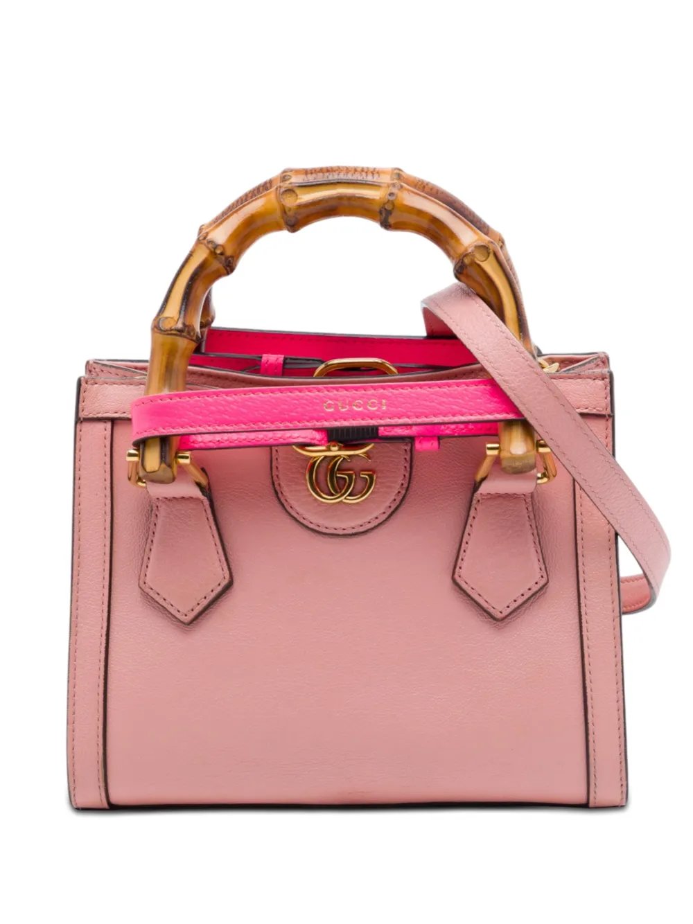 2016-2026 Mini Calfskin Bamboo Diana satchel