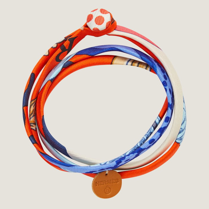 Random Double Tour Silk Bracelet