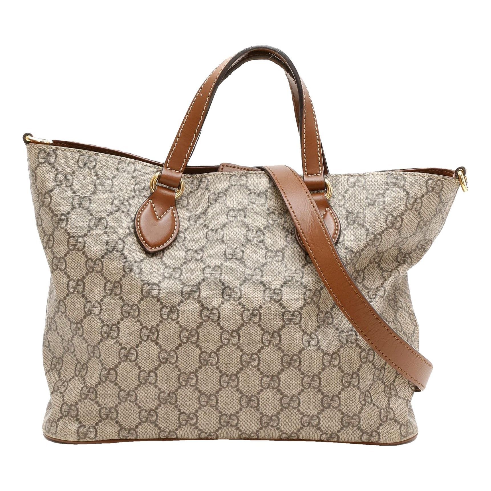 Ophidia GG Supreme leather tote
