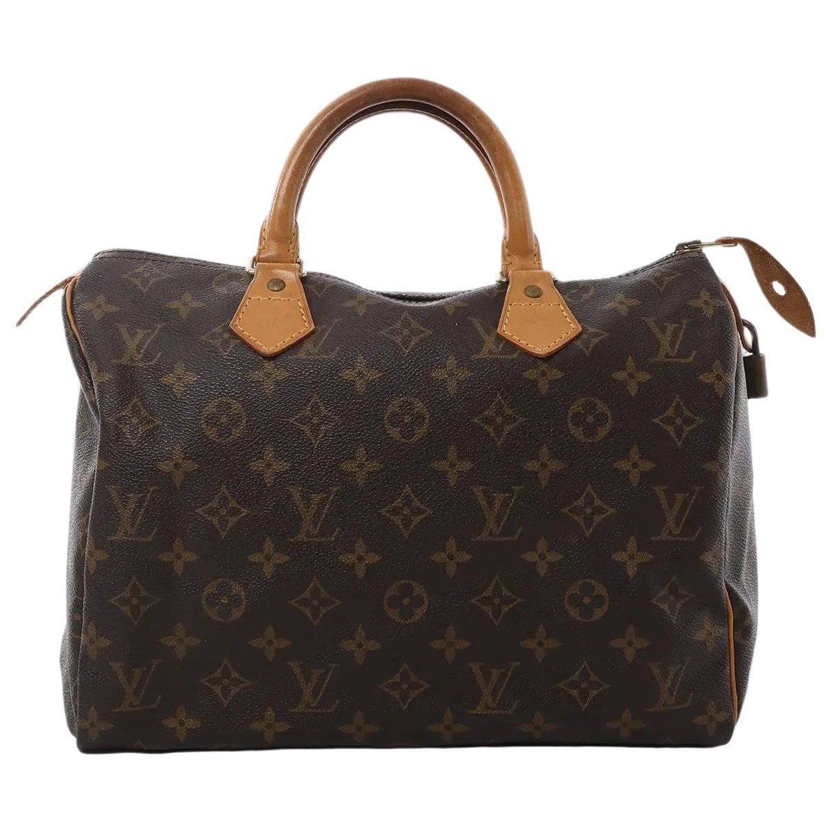Speedy leather handbag