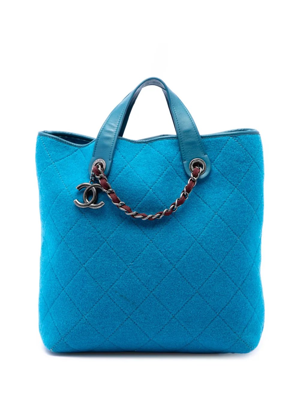 2011 Medium CC Quilted Felt Pop Tote satchel