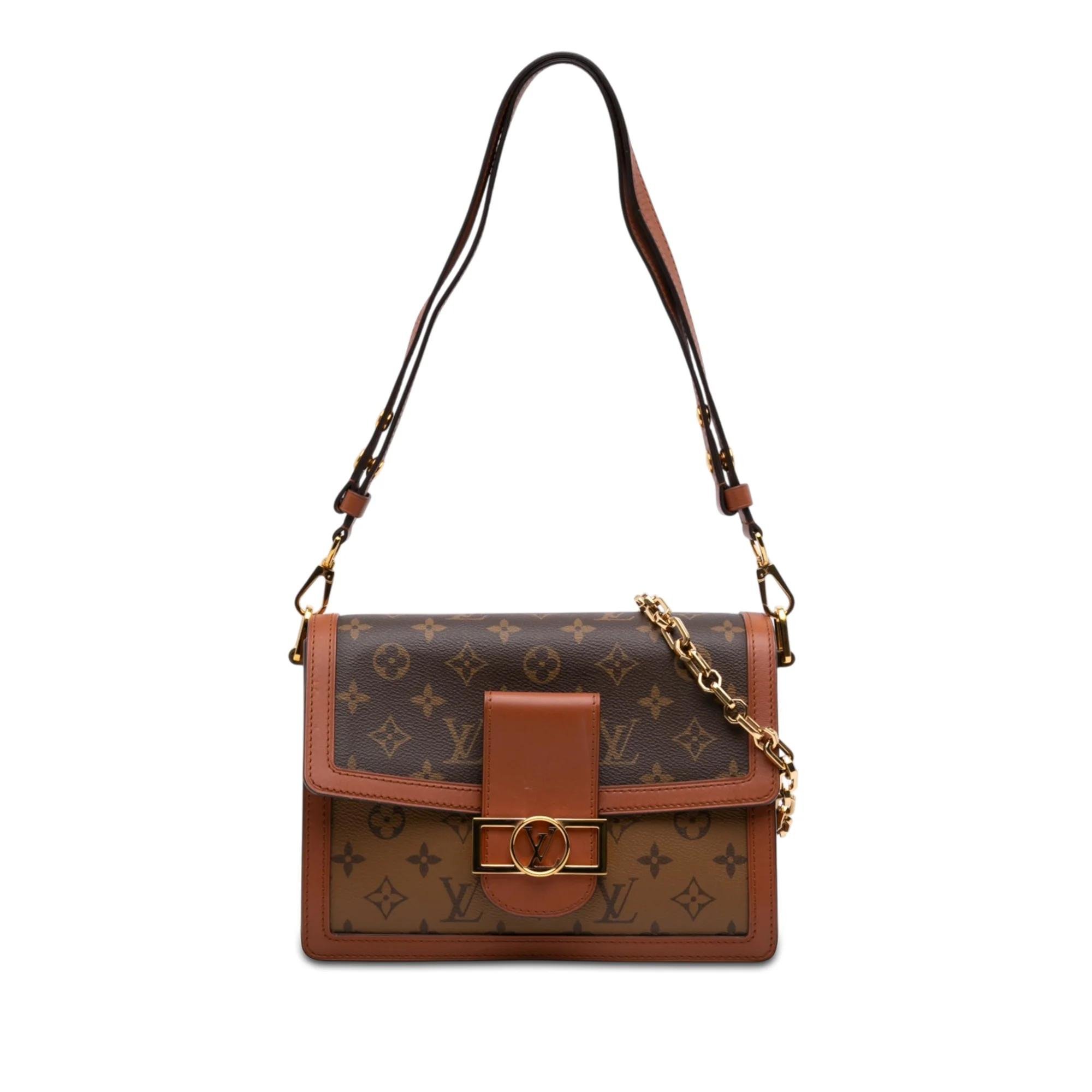 Dauphine leather satchel