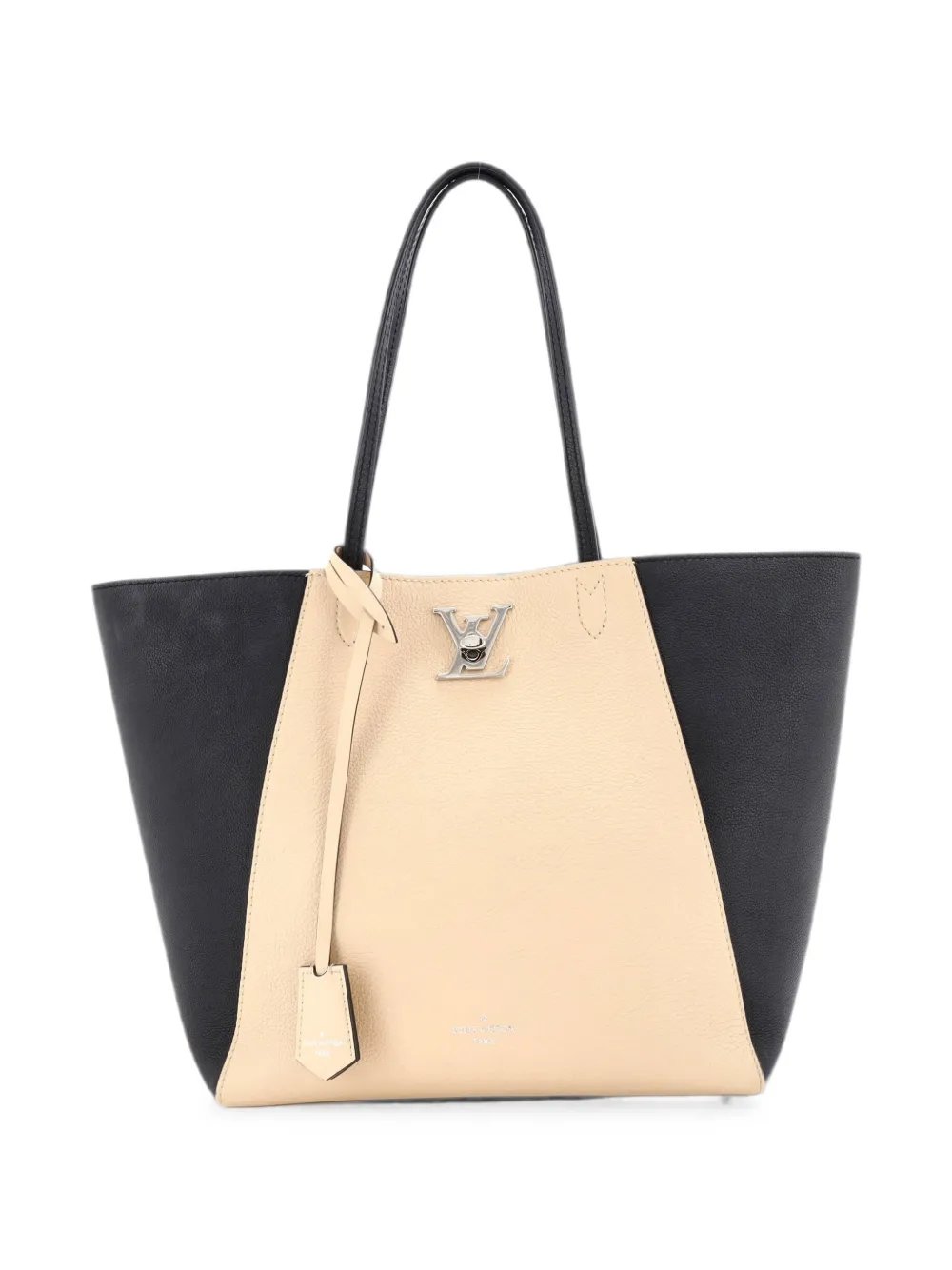 Lockme Cabas Leather tote bag