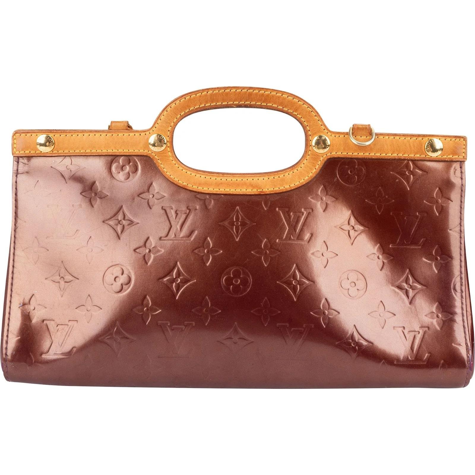 Louis Vuitton Roxbury patent leather handbag