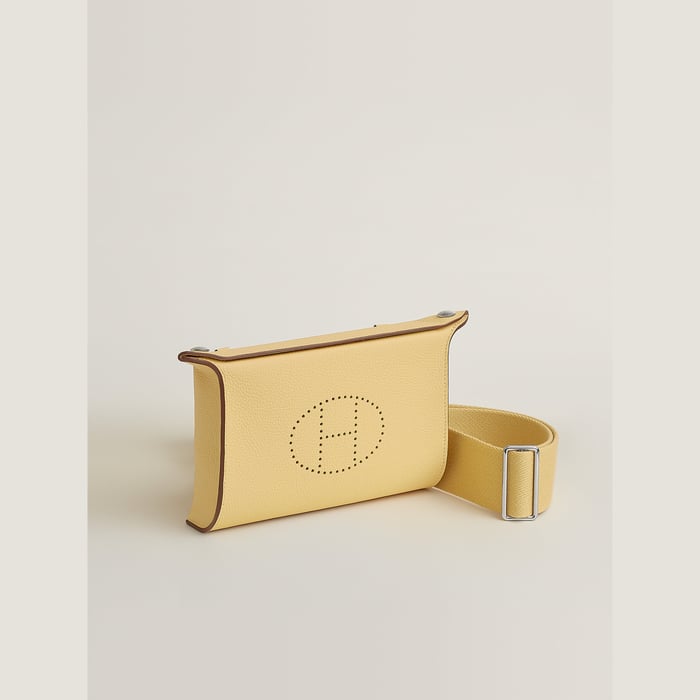 Jaune Poussin Hermès Videpoches Bag