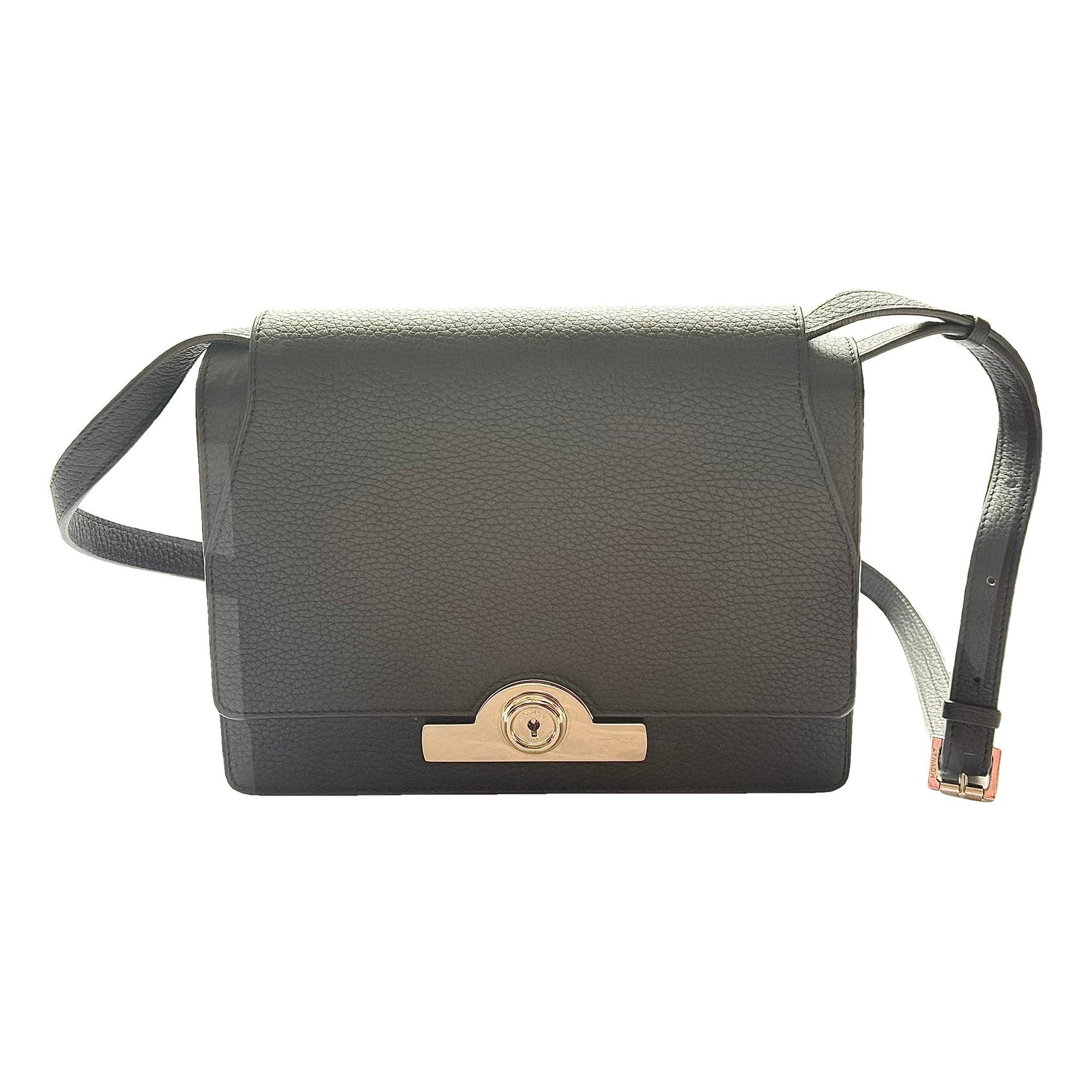 Leather clutch bag
