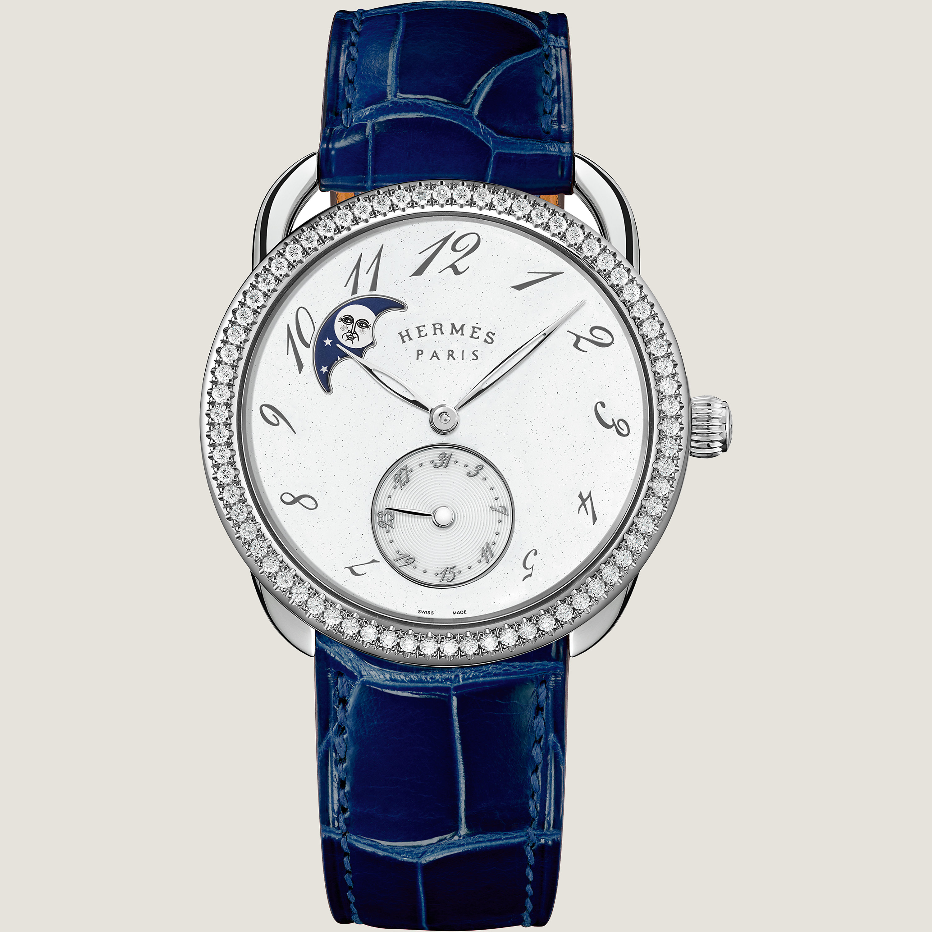 Montre Arceau Petite Lune, Grand modèle, 38 mm